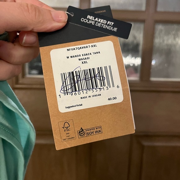 NWT North Face XXL wander cross back tank - Picture 6 of 6